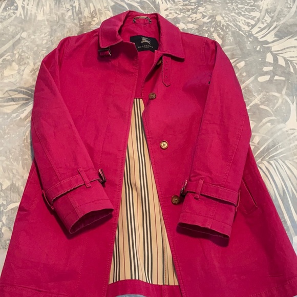 Pink Burberry Jacket